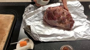 Баранья нога запеченная в духовке в фольге. Нежное мясо!