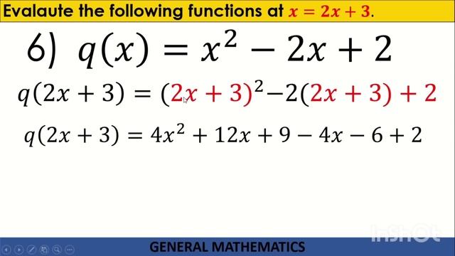 EVALUATING FUNCTIONS || GRADE 11 GENERAL MATHEMATICS Q1 смотреть онлайн