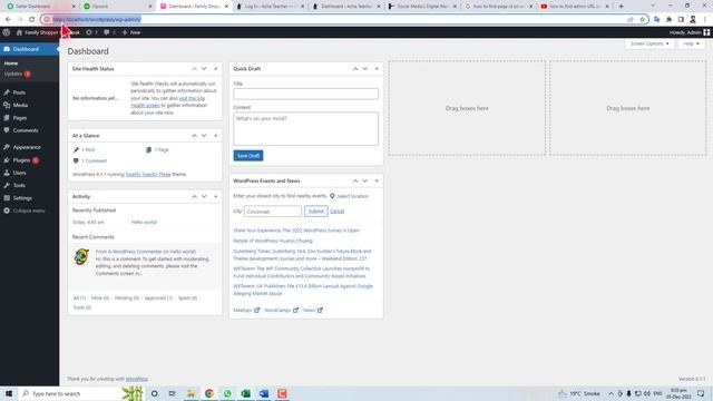 How to find admin URL on WordPress смотреть онлайн