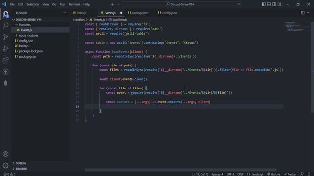 Episode 2 | Events Handler | Discord.JS V14 Series смотреть онлайн
