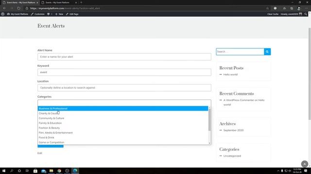 WordPress Event Alert Forms | Add Alert Forms смотреть онлайн