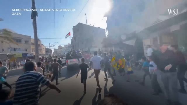 Capture of Civilians, Soldiers After Hamas Attack on Israel | WSJ News смотреть онлайн