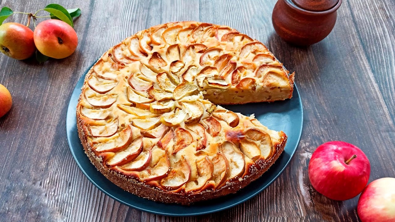 Фруктовая ШАРЛОТКА с творогом I Лучшая шарлотка в моей жизни ❤ с яблоками и грушами смотреть онлайн