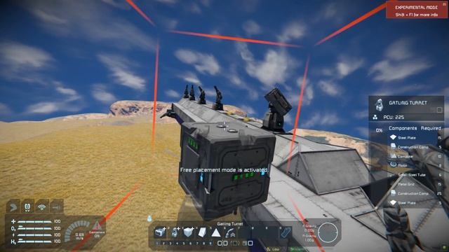 Space Engineers Advanced Combat Tutorial, Atmospheric Turret Balloon Engineless Low PCU Base Defens смотреть онлайн