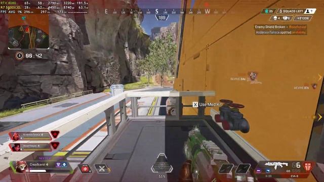 Apex Legends | RTX 4080 + Ryzen 7 5800X3D | 1440P | Low Settings смотреть онлайн