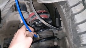 Принцип установки пневмобаллонов на Hyundai Grand SantaFe 2.2 CRDi  2019  г.в.