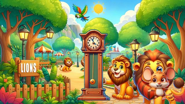 Hickory Dickory Dock At The Zoo With Elephant, Tiger & More | Little ICY Productions