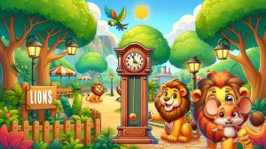 Hickory Dickory Dock at the Zoo with Elephant, Tiger & More | Little ICY Productions