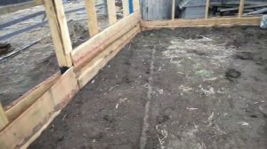 Строим каркасный гараж (засыпной каркас гаража из опилок). Часть 1