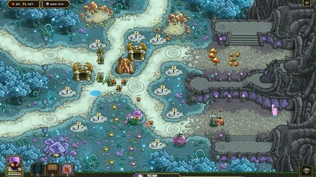 Kingdom Rush Origins: Wisdom Test - Unseelie Court - Vez'nan - Impossible Difficulty (3 Towers) смотреть онлайн