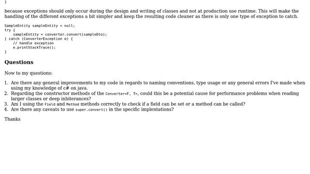 Code Review: Generic converter for plain java objects смотреть онлайн
