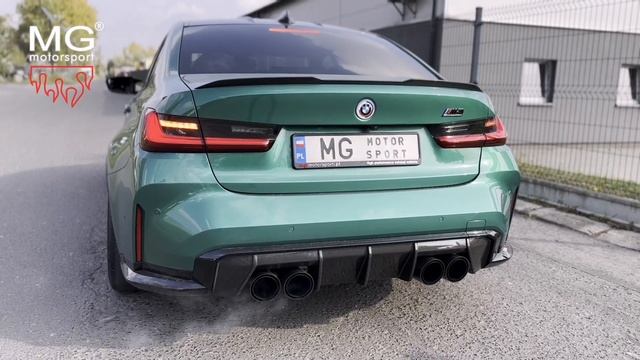 BMW  M3 G80 2022 W/MGmotorsport.pl Exhaust Modification