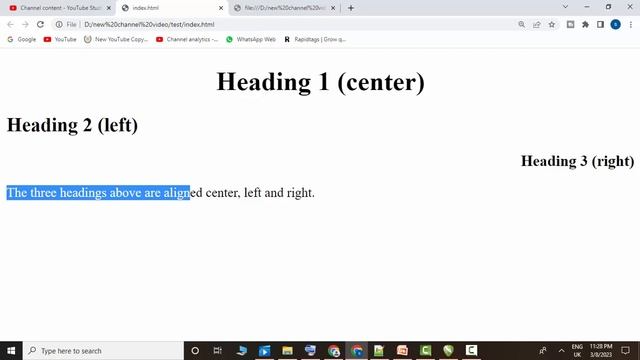 How to Use CSS Text, Text Color, CSS Text Alignment, Text Decoration, CSS Text Transformation смотреть онлайн