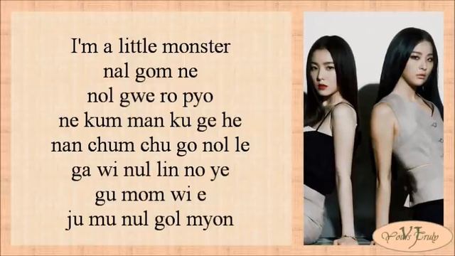 Red Velvet IRENE & SEULGI - Monster (Easy Lyrics) смотреть онлайн