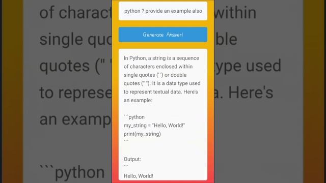 Python Maza ! What is string in python? #ailearning #python #machinelearning смотреть онлайн