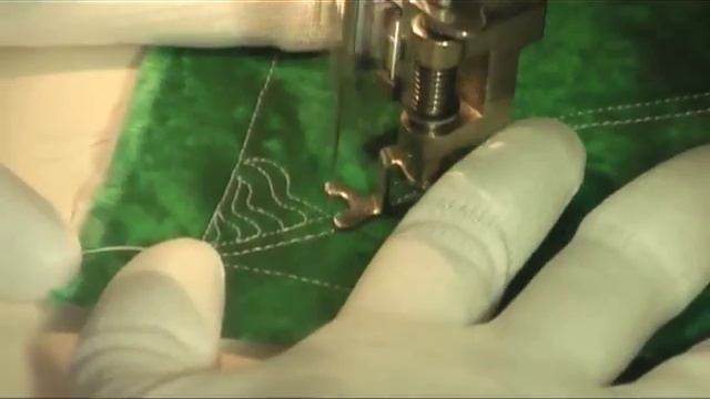 Simple Free Motion Quilting Design and Idea Fern & Stem Pattern смотреть онлайн