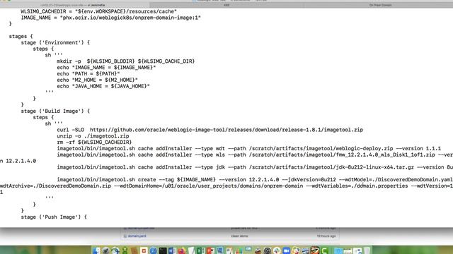 WebLogic Server on Kubernetes CI/CD - Part II -  Running the introspected WebLogic domain in K8s