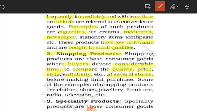 consumer products || convenience goods, shopping products, speciality products || ncert || class 12 смотреть онлайн