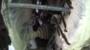 Ниссан  Мурано z51  замена масла и фильтров , самодельная эстакада.