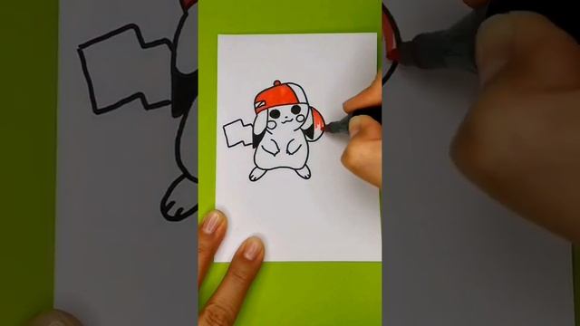 Как нарисовать пикачу смотреть онлайн