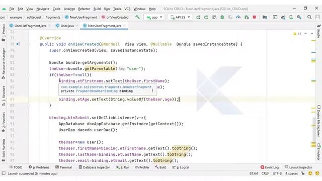 SQLite CRUD Operation Android | Room Library | Update Operation with Navigation - Part 7 смотреть онлайн