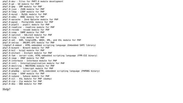 Ubuntu: Can't install php7.0-imap смотреть онлайн