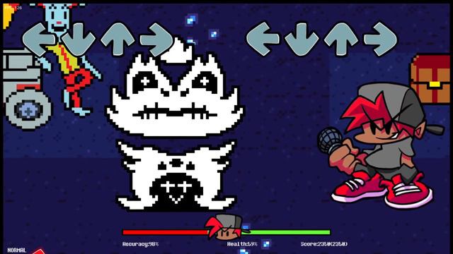 Friday Night Funkin Undertale Mod #4 | Dummy | Stronger Monsters | Spear of Justice | смотреть онлайн
