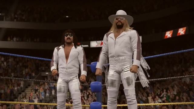 WWE 2K17 2K Showcase DLC: The Fabulous Freebirds vs DDP & Cactus Jack (WCW Saturday Night) смотреть онлайн