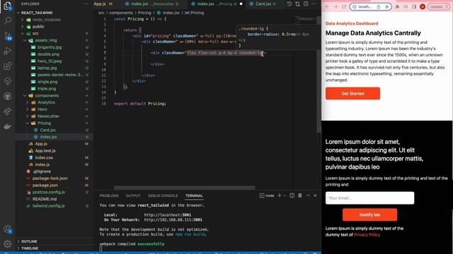 Build Responsive Landing Page With React JS & Tailwind CSS | Hebrew смотреть онлайн