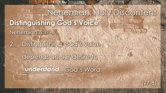 Distinguishing God's Word | Nehemiah 8:1-18 смотреть онлайн