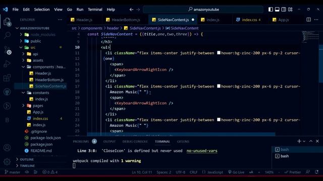 Creating an Amazon Clone with React, TailwindCSS, and Firebase - Step-by-Step Tutorial || Part One. смотреть онлайн