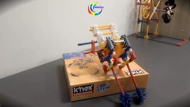 Эксперимент № 3. STEM-конструктор K’NEX Education "Комплект по сборке зубчатых колес" Арт. 79318 смотреть онлайн