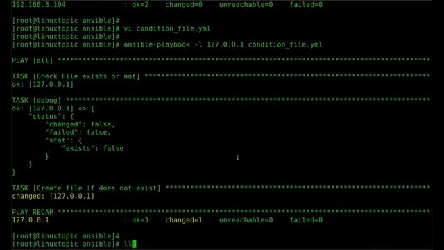 Ansible Conditional | How To Check File or Folder Exist Condition in Ansible | Linuxtopic смотреть онлайн