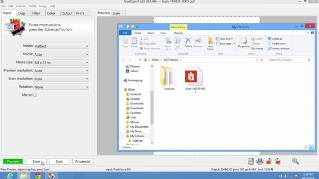 How to make a photocopy with VueScan смотреть онлайн