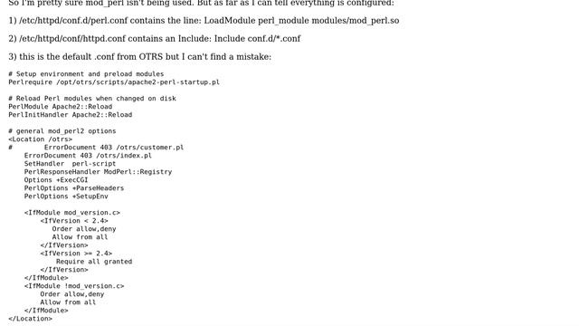 mod_perl not active on Apache/2.2.15 (Red Hat) смотреть онлайн
