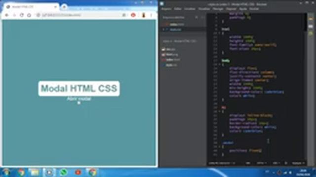 Modal apenas com HTML e CSS смотреть онлайн