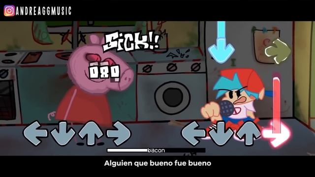 Friday Night Funkin' VS Peppa Pig "Bacon" SONG | PEPPA.EXE (Muddy Puddles Funkin) Cover Español смотреть онлайн
