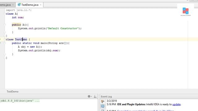 Constructors in Java | Difference between Constructors and Methods | Java - 3 смотреть онлайн