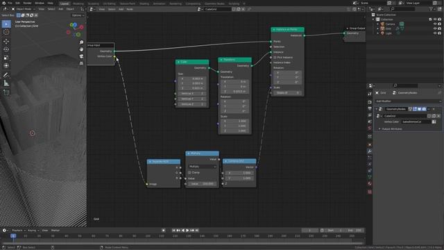 Blender Geometry Nodes - Cube Grid with Fields смотреть онлайн