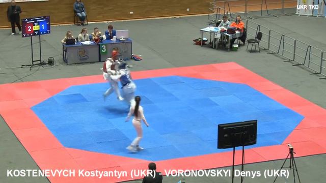 KOSTENEVYCH Kostyantyn (UKR) - VORONOVSKYI Denys (UKR) смотреть онлайн