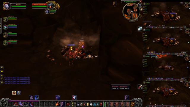Ragefire Chasm - RFC - Melee group - War War Rogue Sham Sham - WoW World of Warcraft 5 Man Multibox смотреть онлайн