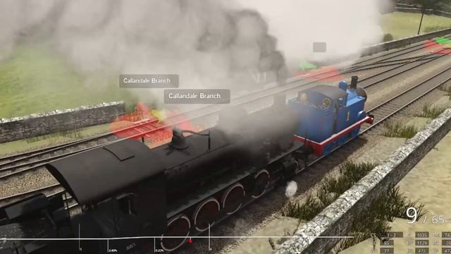 TRAINZ RAILROAD SIMULATOR - GOOD AND VERY BUSY RAIL THOMAS ON THE ISLAND OF SODOR смотреть онлайн