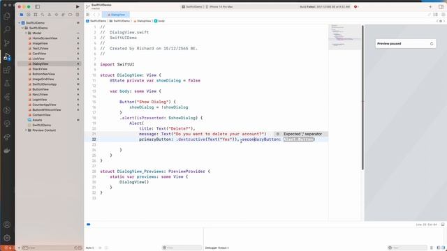 Alert Dialog in Flutter - SwiftUI - Jetpack Compose смотреть онлайн