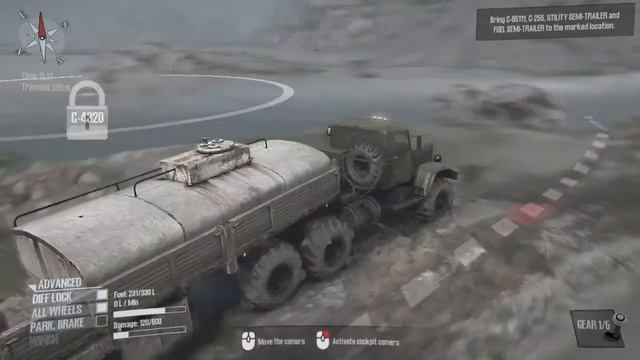 Spintires MudRunner - Truck accident #mudrunner смотреть онлайн