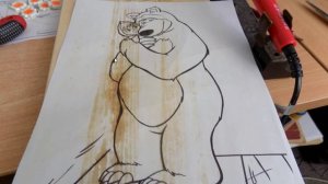 Перенос рисунка на дерево для последующего выжигания