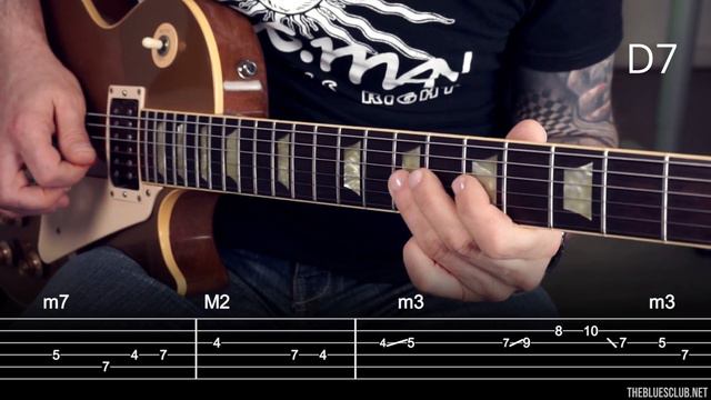 How to combine MAJOR and MINOR in a Blues Solo // Guitar Lesson with TABS смотреть онлайн