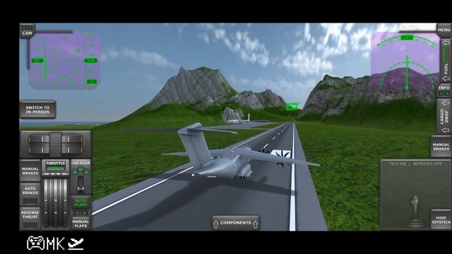 game gameplay air airplane aircraft flight relax go turboprop flight simulator 3d смотреть онлайн