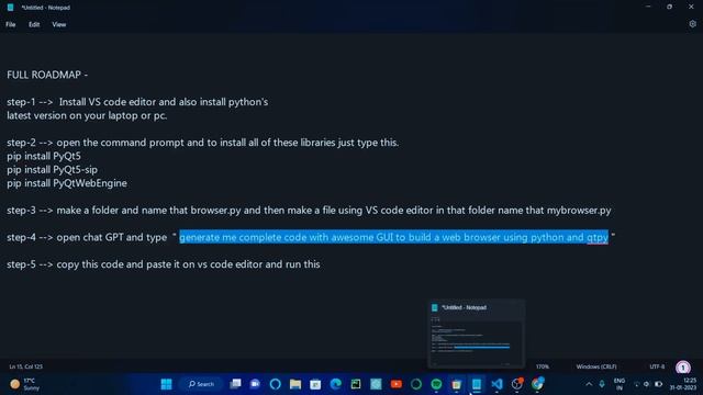 create your own google using chat GPT??| chat GPT tutorials | #google #chatgpt #ai #python #vscode смотреть онлайн