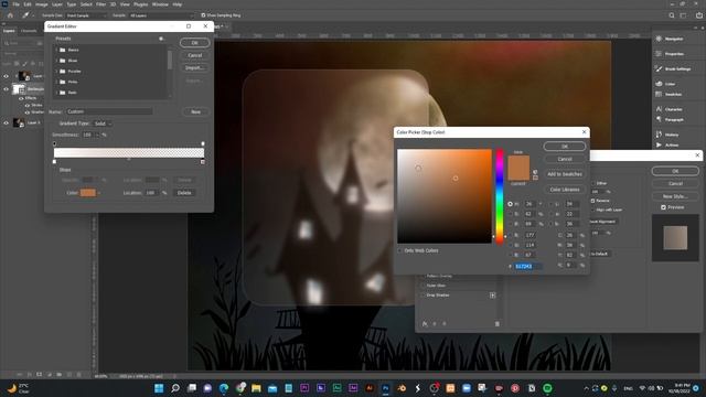 Transparent Morphism Effect in Photoshop | Blur Effect Photoshop Tutorial смотреть онлайн