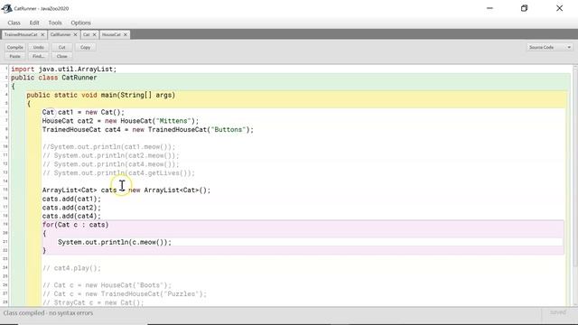 Inheritance Code Tracing & Polymorphism смотреть онлайн
